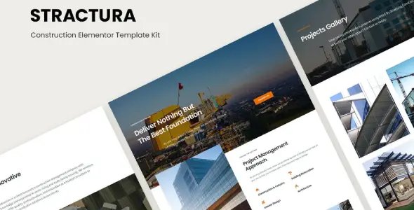 Stractura – Construction Elementor Template Kit
