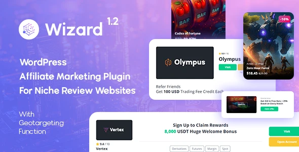 Wizard – WordPress Affiliate Marketing Plugin for Niche Review Websites