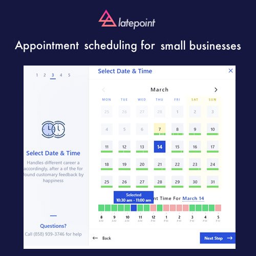 LatePoint – Appointment Booking & Reservation Plugin for WordPress